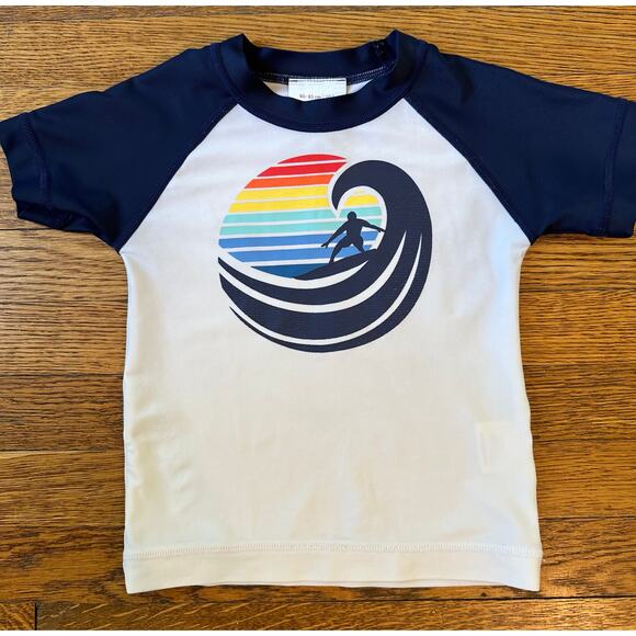 Hanna Andersson Boys’ Rash Guard Top Size 2 - Picture 1 of 4